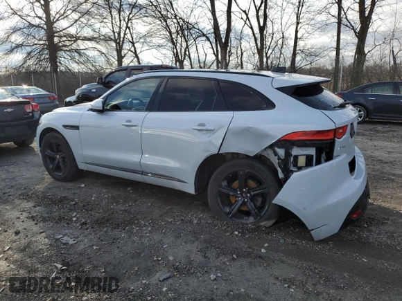 2020 Jaguar F-Pace 25t Checkered Flag Edition z VIN SADCP2FX5LA617227, wystawiony jako Copart lot #86573724 z przebiegiem 76 261 mil mil oraz Szkoda całkowita • Salvage title. Historia ofert i sprzedaży dostępna na DreamBid. Obrazek 2.