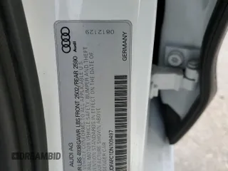 2013 Audi A6 Premium Plus with VIN WAUDFAFC1DN109497, listed as a Copart auction lot 47946285 with 71,220 mi miles and Salvage title. Bid and sale history available at DreamBid. Image 12.