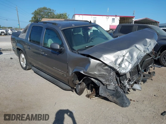 2007 Chevrolet Avalanche LTZ with VIN 3GNFK12397G239027, listed as a IAAI auction lot 42106910 with 212,774 mi miles and . Bid and sale history available at DreamBid. Image 1.