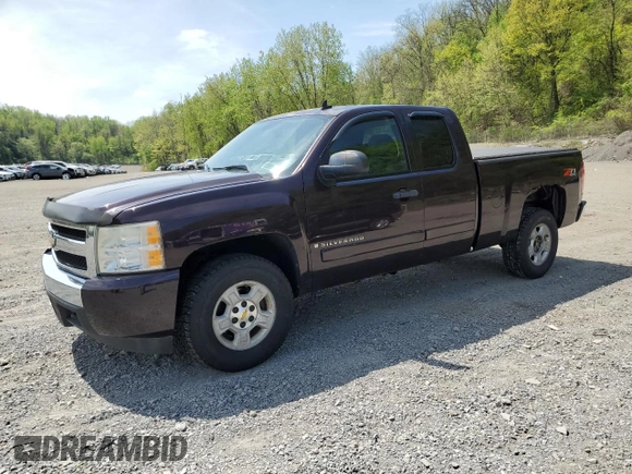 2008 Chevrolet Silverado 1500 1LT with VIN 2GCEK19JX81184901, listed as a Copart auction lot 55455465 with 180,188 mi miles and Clean Title. Bid and sale history available at DreamBid. Image 1.