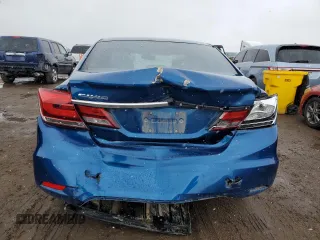 2015 Honda Civic EX-L with VIN 2HGFB2F90FH526463, listed as a Copart auction lot 52945805 with 138,646 mi miles and Salvage Title. Bid and sale history available at carsss.com. Image 6.