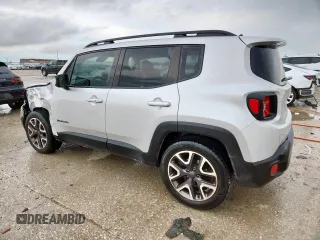 2017 Jeep Renegade Latitude with VIN ZACCJABB5HPE40221, listed as a Copart auction lot 58489125 with 185,136 mi miles and Salvage title. Bid and sale history available at DreamBid. Image 2.