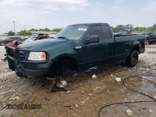 2008 Ford F-150 XL with VIN 1FTRF14V38KD44021, listed as a Copart auction lot 58456014 with 197,165 mi miles and Salvage Title. Bid and sale history available at carsss.com. Image 1.
