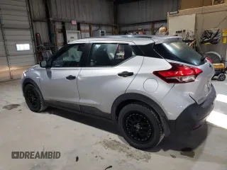 2020 Nissan Kicks S with VIN 3N1CP5BV1LL518434, listed as a Copart auction lot 46991545 with 66,980 mi miles and Salvage Title. Bid and sale history available at carsss.com. Image 2.