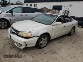 2003 Acura TL with VIN 19UUA56643A069846, listed as a Copart auction lot 75138874 with 125,766 mi miles and Salvage Title. Bid and sale history available at carsss.com. Image 1.