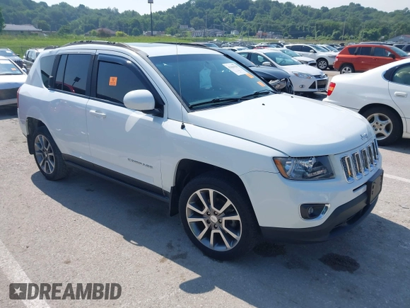 2016 Jeep Compass High Altitude z VIN 1C4NJDEB8GD534564, wystawiony jako IAAI lot #42384328 z przebiegiem 74 953 mil mil oraz . Historia ofert i sprzedaży dostępna na DreamBid. Obrazek 1.