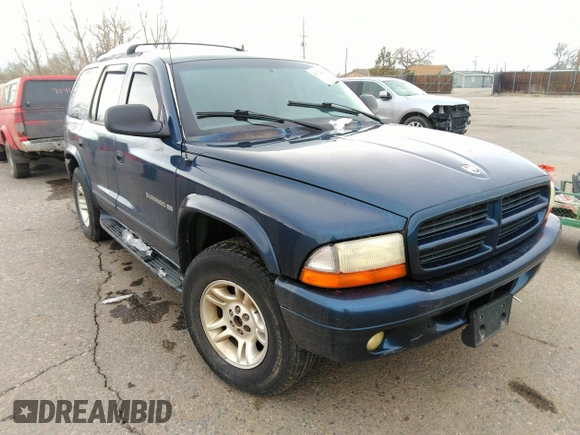 2001 Dodge Durango with VIN 1B4HS28Z81F530711, listed as a IAAI auction lot 41722113 with 187,552 mi miles and . Bid and sale history available at carsss.com. Image 1.