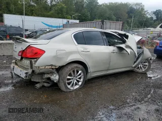 2007 Infiniti G35 Journey with VIN JNKBV61E57M723657, listed as a Copart auction lot 74450204 with Not Provided miles and Salvage Title. Bid and sale history available at DreamBid. Image 3.