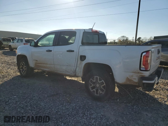 2021 GMC Canyon 4WD AT4 w/Cloth with VIN 1GTG6FEN9M1216062, listed as a Copart auction lot 80932634 with 73,308 mi miles and Salvage Title. Bid and sale history available at carsss.com. Image 2.