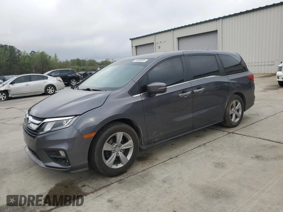 2020 Honda Odyssey EX-L z VIN 5FNRL6H78LB021123, wystawiony jako Copart lot #50925605 z przebiegiem 57 891 mil mil oraz Szkoda całkowita • Salvage title. Historia ofert i sprzedaży dostępna na DreamBid. Obrazek 1.