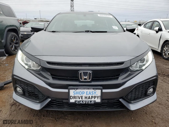 2017 Honda Civic Hatchback EX with VIN SHHFK7H55HU210523, listed as a Copart auction lot 46243045 with 122,483 mi miles and Salvage Title. Bid and sale history available at carsss.com. Image 5.