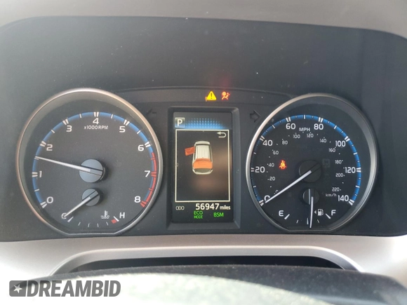 2018 Toyota RAV4 XLE with VIN JTMWFREV7JD119143, listed as a Copart auction lot 52576915 with 56,947 mi miles and Salvage Title. Bid and sale history available at carsss.com. Image 9.