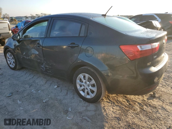 2014 Kia Rio EX with VIN KNADN4A39E6325590, listed as a Copart auction lot 71774344 with 90,785 mi miles and Salvage Title. Bid and sale history available at carsss.com. Image 2.