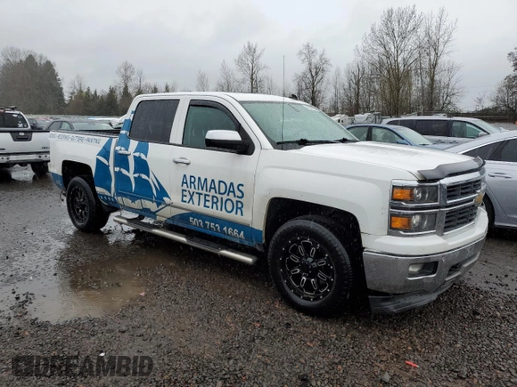 2014 Chevrolet Silverado 1500 LTZ with VIN 3GCUKSEC7EG224766, listed as a Copart auction lot 49981095 with 190,035 mi miles and Salvage Title. Bid and sale history available at DreamBid. Image 4.