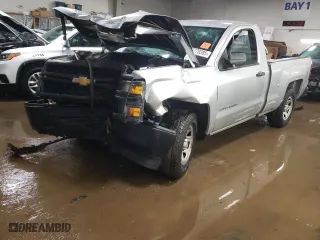 2015 Chevrolet Silverado 1500 Work Truck with VIN 1GCNCPEH4FZ393557, listed as a Copart auction lot 47770385 with 120,165 mi miles and Salvage Title. Bid and sale history available at carsss.com. Image 1.