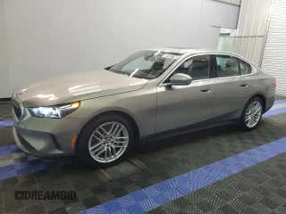 2024 BMW 5 Series 530i with VIN WBA43FJ01RCP84658, listed as a Copart auction lot 68150194 with 15,796 mi miles and Clean Title. Bid and sale history available at carsss.com. Image 1.
