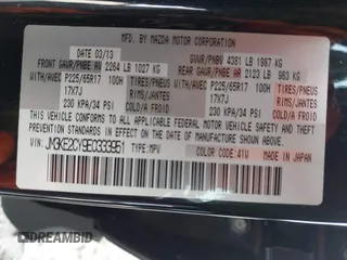 2014 Mazda CX-5 Touring with VIN JM3KE2CY9E0333951, listed as a IAAI auction lot 41825345 with 124,684 mi miles. Bid and sale history available at carsss.com. Image 9.