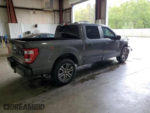 2021 Ford F-150 XL with VIN 1FTEW1CP6MKE92062, listed as a Copart auction lot 50303735 with 40,346 mi miles and Salvage Title. Bid and sale history available at carsss.com. Image 3.