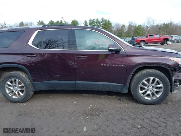 2018 Chevrolet Traverse LT Cloth with VIN 1GNEVGKW7JJ269861, listed as a IAAI auction lot 41954534 with 96,022 mi miles. Bid and sale history available at carsss.com. Image 13.