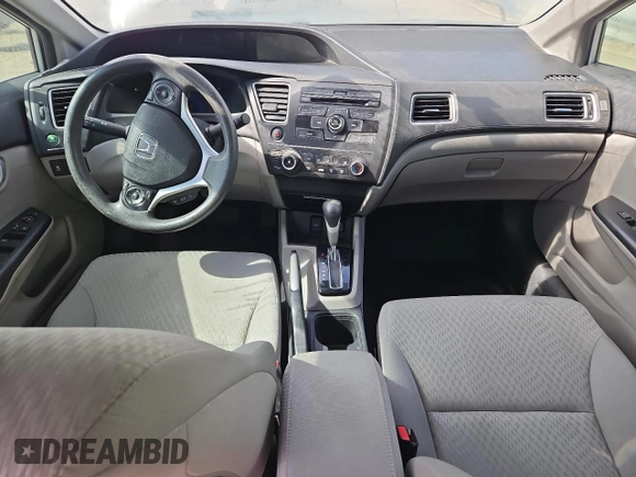 2015 Honda Civic LX with VIN 2HGFB2F57FH526604, listed as a Copart auction lot 53950585 with Not Provided miles and Clean Title. Bid and sale history available at DreamBid. Image 8.