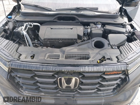 2025 Honda Pilot TrailSport with VIN 5FNYG1H61SB026477, listed as a IAAI auction lot 41471719 with 12,624 mi miles and . Bid and sale history available at DreamBid. Image 10.