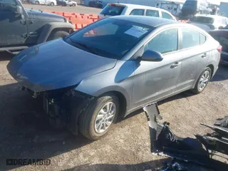 2019 Hyundai Elantra SE with VIN KMHD74LF8KU881655, listed as a IAAI auction lot 41725831 with 15,896 mi miles. Bid and sale history available at carsss.com. Image 2.