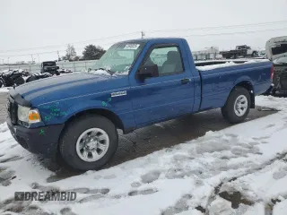 2008 Ford Ranger XL with VIN 1FTYR10U88PA49225, listed as a Copart auction lot 43600025 with 159,547 mi miles and Salvage Title. Bid and sale history available at carsss.com. Image 1.