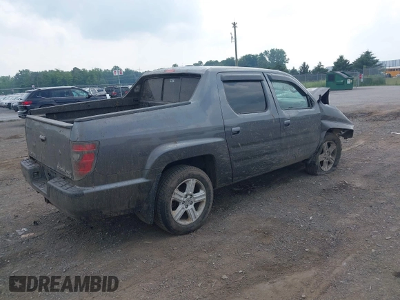 2013 Honda Ridgeline RTL with VIN 5FPYK1F56DB004834, listed as a IAAI auction lot 42706361 with 230,000 mi miles and . Bid and sale history available at DreamBid. Image 4.