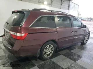 2013 Honda Odyssey EX-L with VIN 5FNRL5H63DB048622, listed as a Copart auction lot 52003825 with 75,113 mi miles and Salvage Title. Bid and sale history available at carsss.com. Image 3.