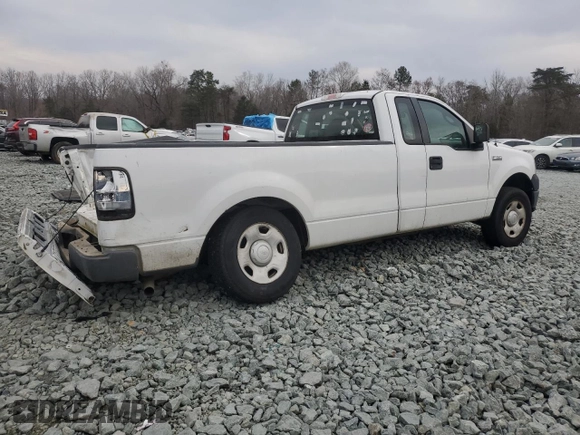 2008 Ford F-150 XL with VIN 1FTRF12258KE43920, listed as a Copart auction lot 46940245 with 152,446 mi miles and Salvage Title. Bid and sale history available at carsss.com. Image 3.