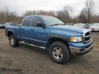 2005 Dodge Ram 2500 SLT with VIN 3D7KS28C35G780484, listed as a Copart auction lot 47227815 with 163,849 mi miles and Salvage Title. Bid and sale history available at carsss.com. Image 4.