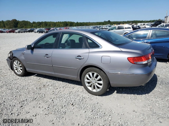 2007 Hyundai Azera SE with VIN KMHFC46F37A233990, listed as a Copart auction lot 74978354 with 158,902 mi miles and Salvage Title. Bid and sale history available at carsss.com. Image 2.