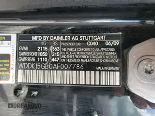 2010 Mercedes-Benz E 350 with VIN WDDKJ5GB0AF007786, listed as a Copart auction lot 54393485 with 129,573 mi miles and Salvage Title. Bid and sale history available at carsss.com. Image 12.