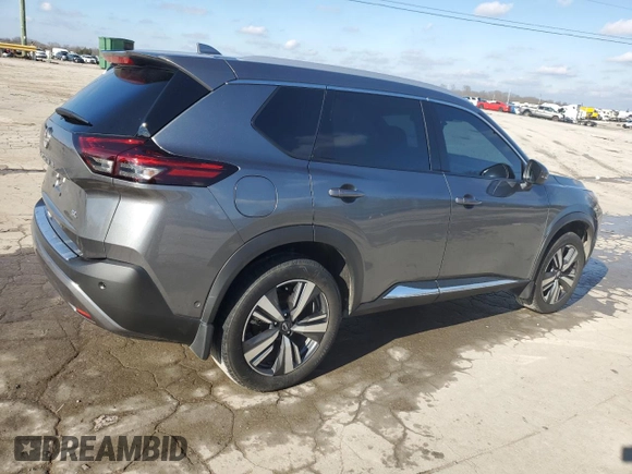 2022 Nissan Rogue SL with VIN 5N1BT3CA0NC714119, listed as a Copart auction lot 86269184 with 35,615 mi miles and Salvage Title. Bid and sale history available at DreamBid. Image 3.