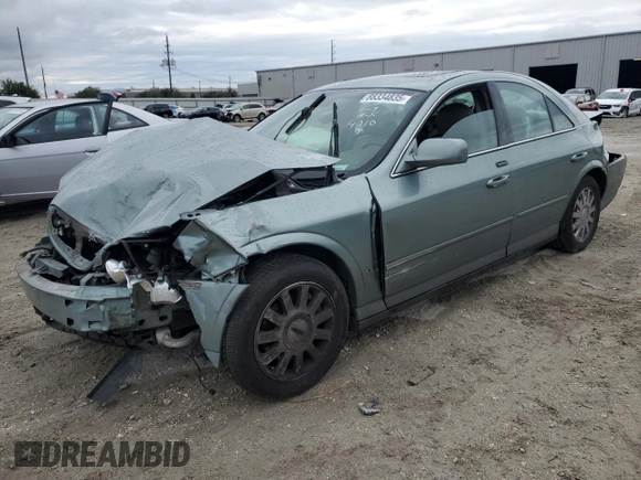2004 Lincoln LS Luxury with VIN 1LNHM86S24Y624710, listed as a Copart auction lot 88334835 with Not Provided miles and Non Repairable. Bid and sale history available at DreamBid. Image 1.