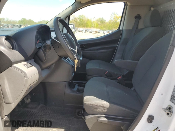 2021 Nissan NV200 S with VIN 3N6CM0KNXMK707399, listed as a Copart auction lot 56585605 with 51,484 mi miles and Salvage title. Bid and sale history available at DreamBid. Image 7.