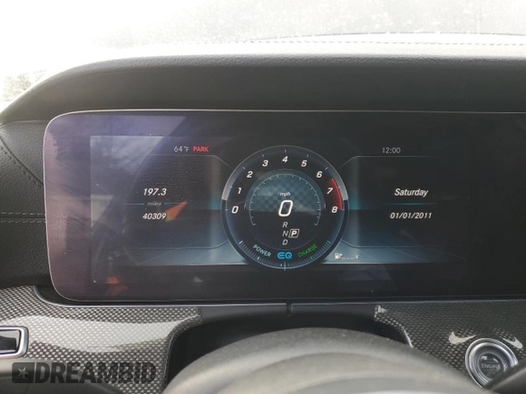 2019 Mercedes-Benz E-Class AMG E 53 with VIN WDD1J6BBXKF095157, listed as a Copart auction lot 78125294 with 40,309 mi miles and Salvage Title. Bid and sale history available at carsss.com. Image 9.