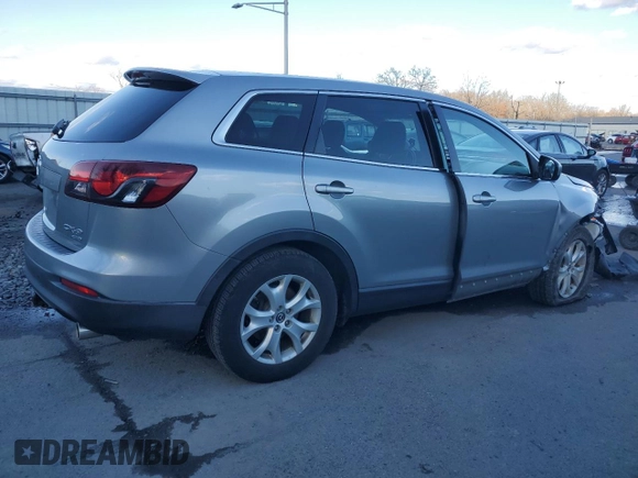 2013 Mazda CX-9 Sport with VIN JM3TB3BV0D0418136, listed as a Copart auction lot 86494154 with 135,249 mi miles and Salvage Title. Bid and sale history available at carsss.com. Image 3.