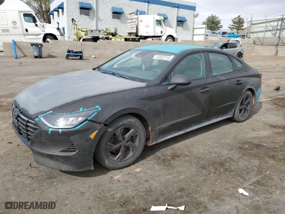 2020 Hyundai Sonata SE with VIN 5NPEG4JAXLH043963, listed as a Copart auction lot 53503715 with 0 mi miles and Salvage Title. Bid and sale history available at carsss.com. Image 1.