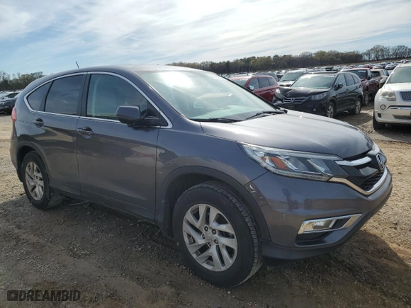 2015 Honda CR-V EX with VIN 2HKRM3H52FH526056, listed as a Copart auction lot 49664985 with 105,349 mi miles and Salvage Title. Bid and sale history available at carsss.com. Image 4.