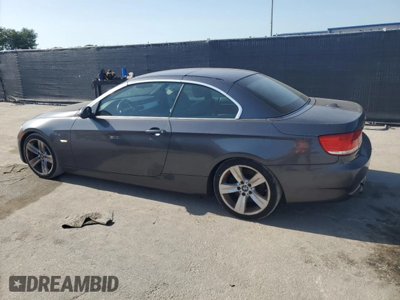 2007 BMW 3 Series 335i with VIN WBAWL73597PX50397, listed as a Copart auction lot 57221765 with 124,787 mi miles and Salvage title. Bid and sale history available at DreamBid. Image 2.
