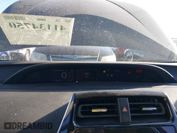 2020 Toyota Prius L Eco with VIN JTDKARFU1L3114502, listed as a IAAI auction lot 41134750 with 62,222 mi miles and . Bid and sale history available at DreamBid. Image 7.