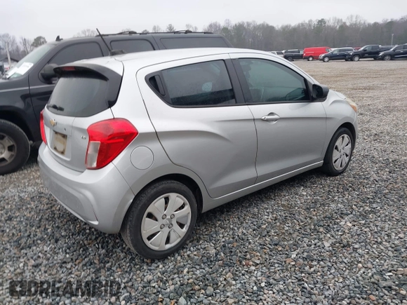 2016 Chevrolet Spark LS with VIN KL8CB6SA3GC587733, listed as a IAAI auction lot 41563025 with 124,324 mi miles. Bid and sale history available at carsss.com. Image 4.