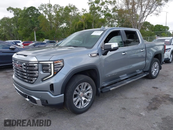 2023 GMC Sierra 1500 with VIN 3GTPHGE86PG352567, listed as a IAAI auction lot 41705291 with 14,800 mi miles and . Bid and sale history available at DreamBid. Image 2.
