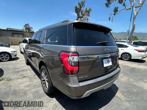 2018 Ford Expedition Max Limited z VIN 1FMJK2AT7JEA53104, wystawiony jako Copart lot #58415185 z przebiegiem 110 508 mil mil oraz Czysty tytuł • Clean title. Historia ofert i sprzedaży dostępna na DreamBid. Obrazek 3.