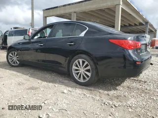 2017 Infiniti Q50 2.0t Sport with VIN JN1CV7AR2HM680043, listed as a Copart auction lot 85490104 with 115,485 mi miles and Clean Title. Bid and sale history available at carsss.com. Image 2.
