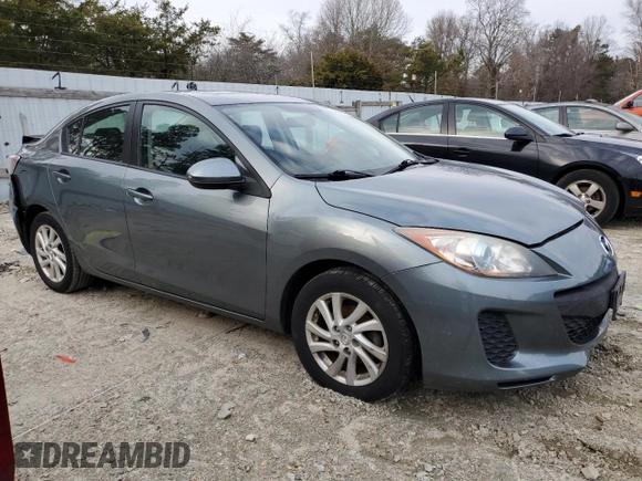 2012 Mazda 3 i Touring with VIN JM1BL1V83C1639427, listed as a Copart auction lot 42655725 with 161,473 mi miles and Salvage Title. Bid and sale history available at carsss.com. Image 4.