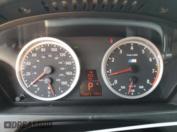 2011 BMW X5 M with VIN 5YMGY0C58BLK26357, listed as a Copart auction lot 71443774 with 116,973 mi miles and Salvage Title. Bid and sale history available at carsss.com. Image 9.