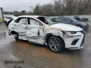 2020 Lexus NX 300 F Sport with VIN JTJSARBZ1L5019473, listed as a Copart auction lot 45130845 with Not provided miles and Salvage title. Bid and sale history available at DreamBid. Image 4.