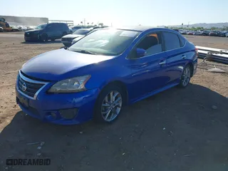2015 Nissan Sentra S with VIN 3N1AB7AP2FY291377, listed as a IAAI auction lot 42097161 with 186,044 mi miles. Bid and sale history available at carsss.com. Image 2.